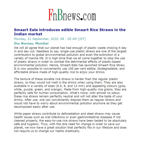 Smaart Eats Sustainability Feature