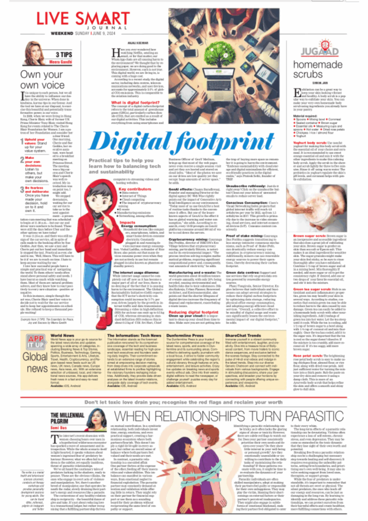 Digital Footprint and Sustainable Choices
